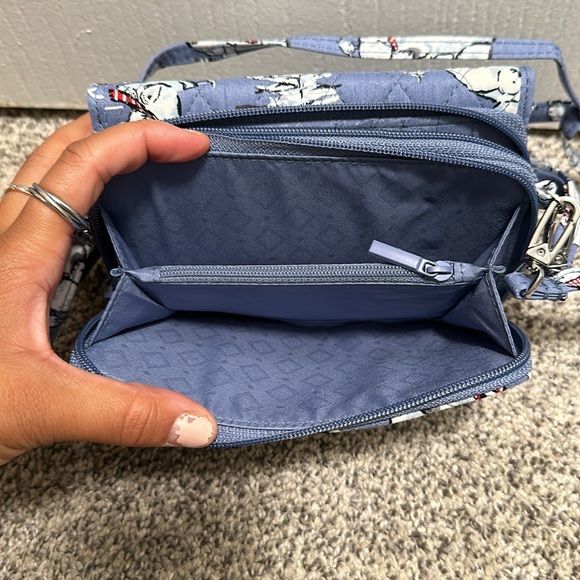 Vera Bradley RFID All In One Crossbody- Berry Merry - Picture 6 of 6